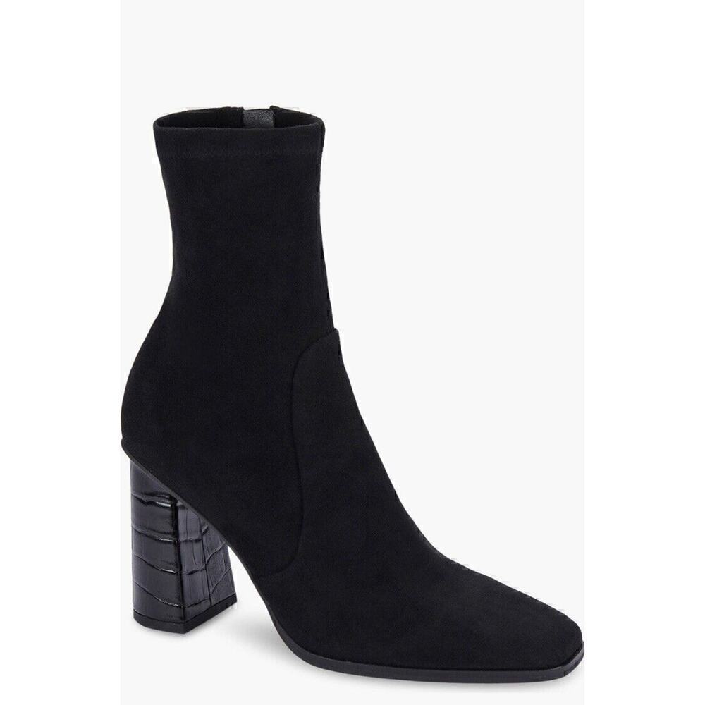 Dolce Vita Women's Petya High Heel Boot Size 9.5 Black Stella Suede